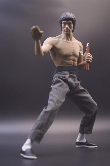 送料無料 1/6 X-H CHINA ブルース・リー 尊師帰来 ダブルヘッド