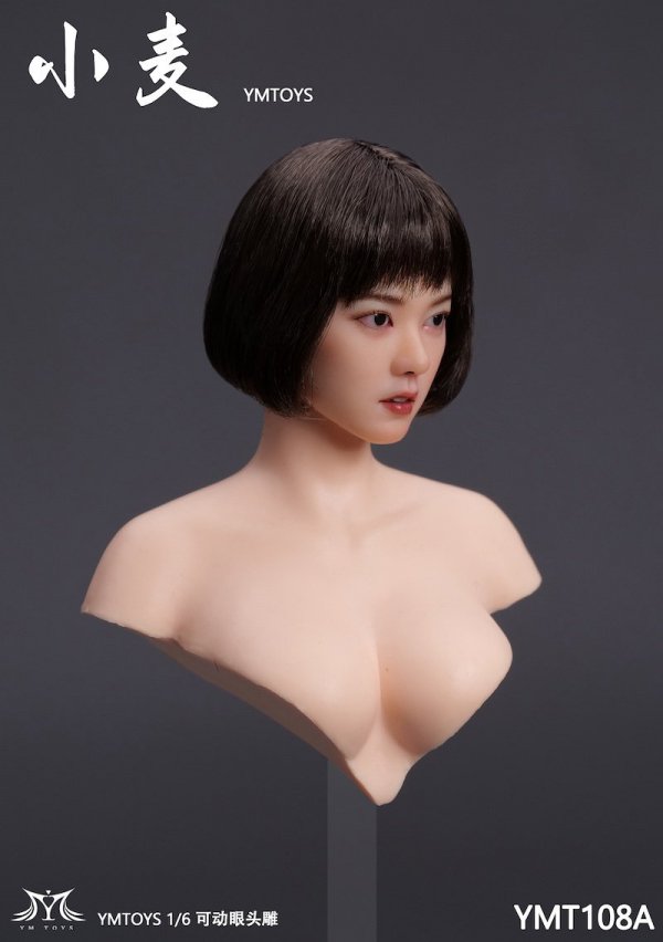 予約 送料無料 1/6 YMTOYS YMT108 サンタン肌 女子高生 アクションアイ アジアン美人女性ヘッド - 1/6フィギュアの通販、予約なら  トイザキュート Since 2008