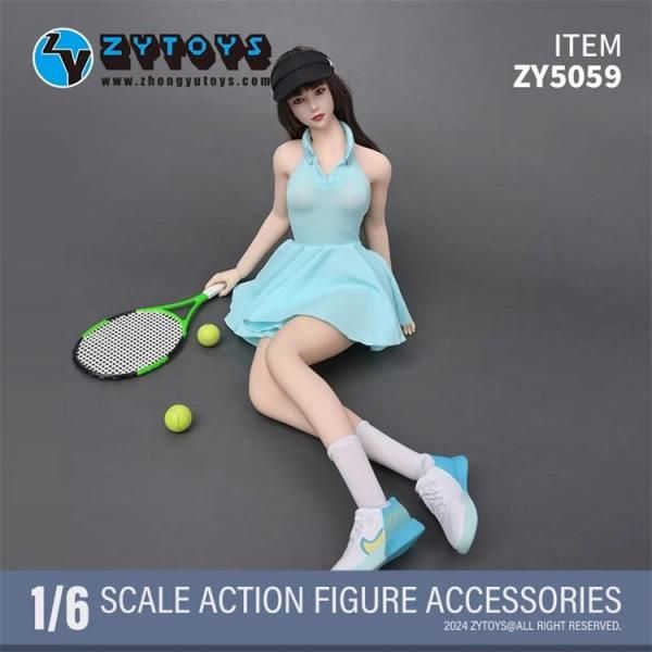 専用出品です。 送料無料 1/6 ZYTOYS ZY5059 美人女性 テニススポーツワンピース