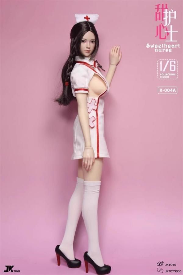 1/6 スイートハートナース（セクシーナースユニフォームセット）JKT-004B JKTOYS】K-004B 1/6 Sweetheart nurse costume set スウィート