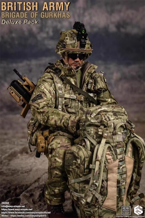 送料無料 1/6 EASY&SIMPLE ES 26068 イギリス陸軍グルカ旅団