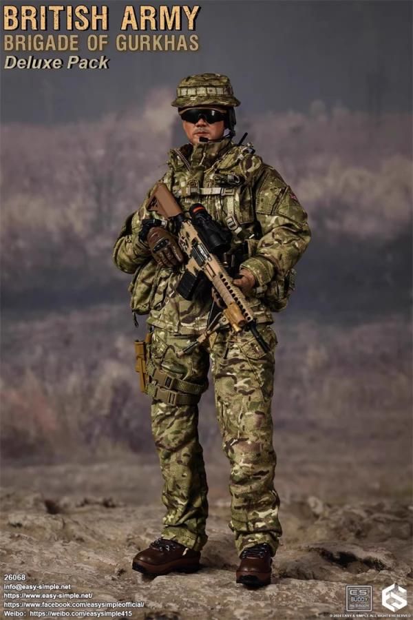 送料無料 1/6 EASY&SIMPLE ES 26068 イギリス陸軍グルカ旅団