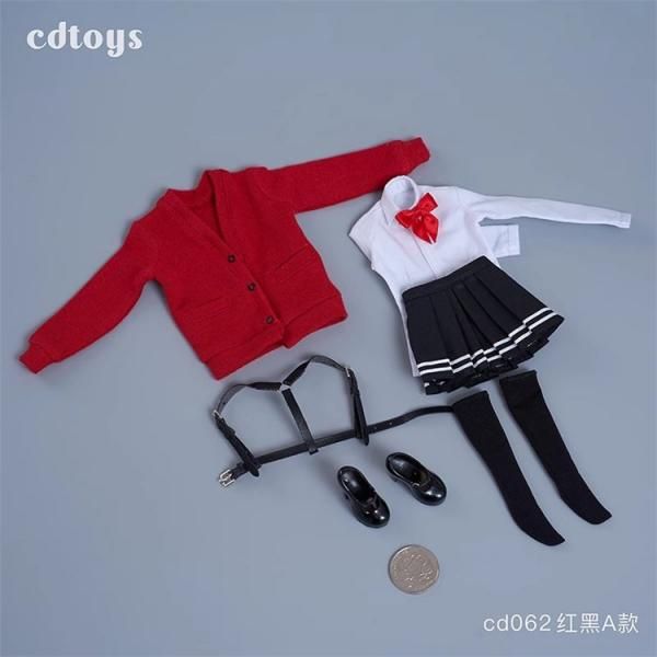 送料無料 1/6 cdtoys cd062 女子高生セーラーファッション 学生