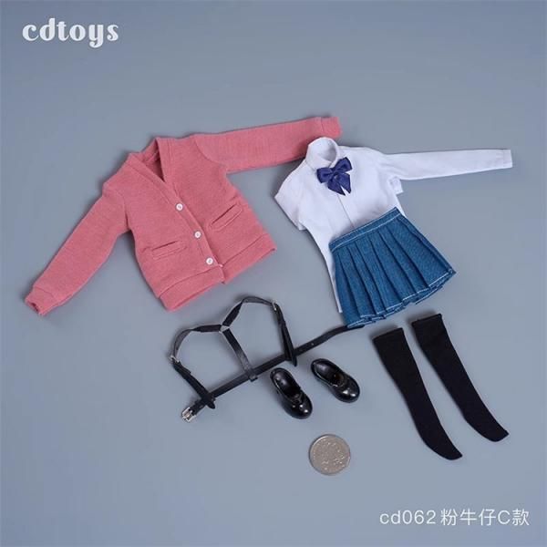 送料無料 1/6 cdtoys cd062 女子高生セーラーファッション 学生