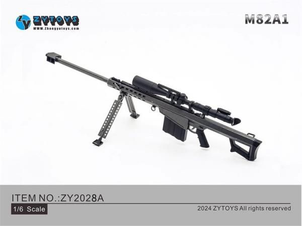 送料無料 1/6 ZYTOYS ZY2028 M82A1スナイパーライフルモデル - 1
