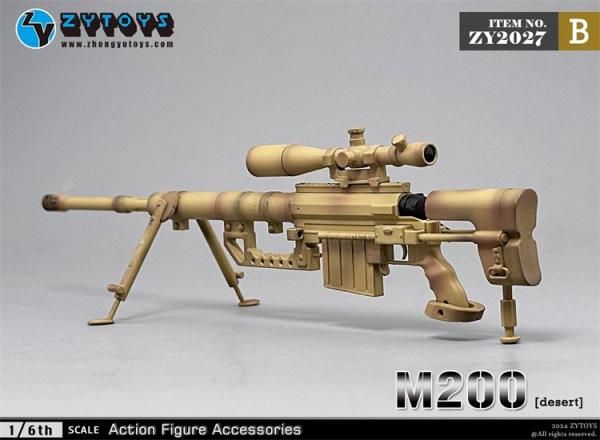 予約 送料無料 1/6 ZYTOYS ZY2027 M200 スナイパーライフル武器