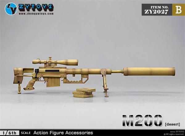 スナイパーライフル 予約 送料無料 1/6 ZYTOYS ZY2027 M200 スナイパーライフル武器