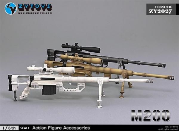 予約 送料無料 1/6 ZYTOYS ZY2027 M200 スナイパーライフル武器