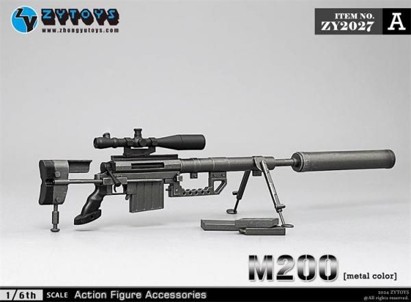 スナイパーライフル 予約 送料無料 1/6 ZYTOYS ZY2027 M200 スナイパーライフル武器