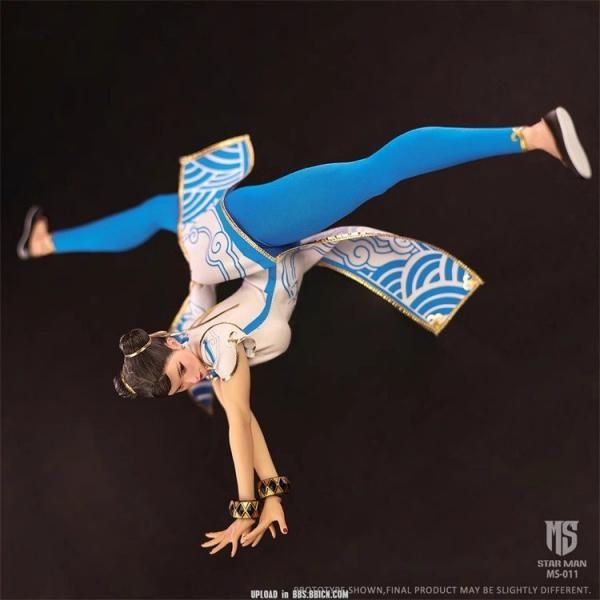 エボルブ アナスタシアUR 女神は朝焼けの海に　プレミアム 送料無料 1/6 STAR MAN MS-011 女神 ブルーモアレ 白チャイナドレス