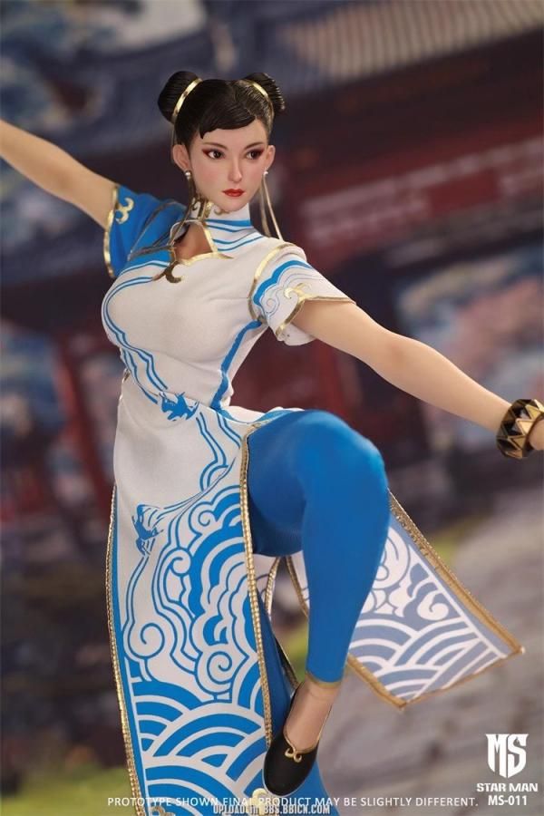 浅村オールスターモデル 激レア ☆早い者勝ち☆只今セール中☆ 送料無料 1/6 STAR MAN MS-011 女神 ブルーモアレ 白チャイナ