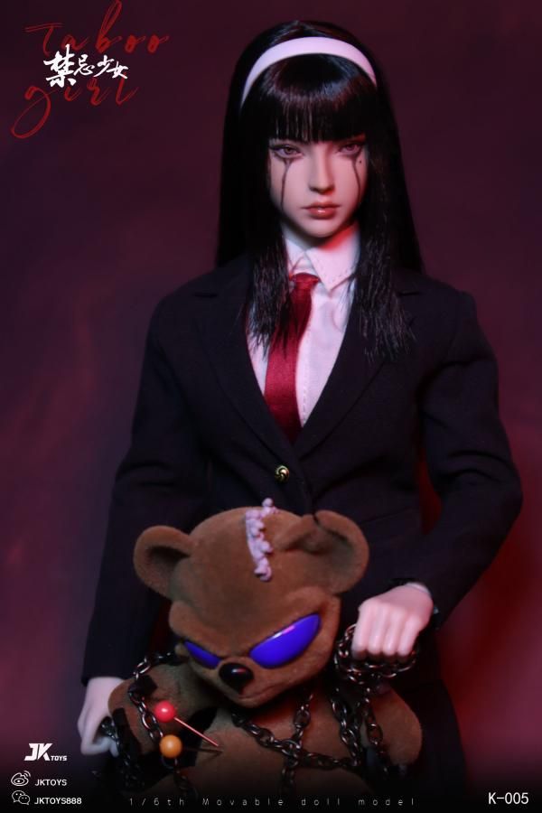予約 送料無料 1/6 JKTOYS K-005 禁忌少女富江 Jk女子高生 可動