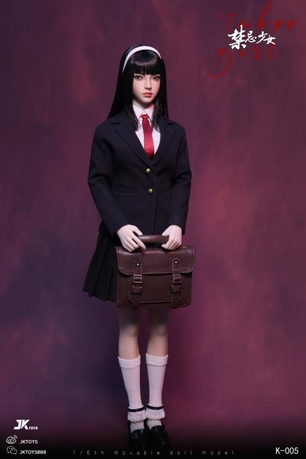 予約 送料無料 1/6 JKTOYS K-005 禁忌少女富江 Jk女子高生 可動