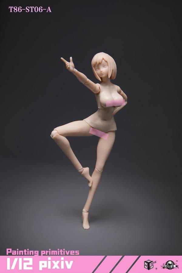 送料無料 1/12 86TOYS T86-ST05/06 超可動アクション アジアン