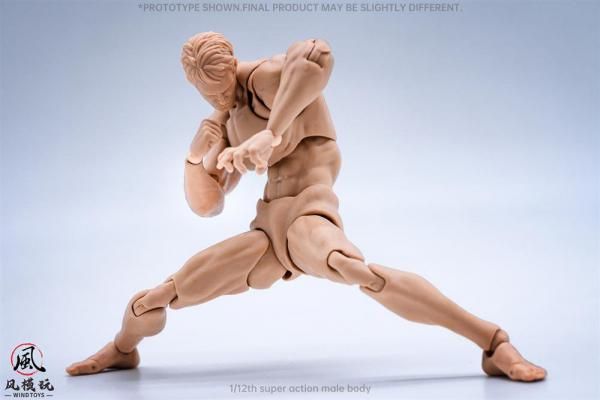 送料無料 1/12 Wind Toys fmw001 超可動男性素体 マンズアクション
