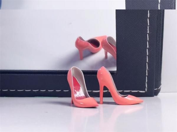 Ankle Strap Pointed Toe Rhinestone High Heel Pumps Women