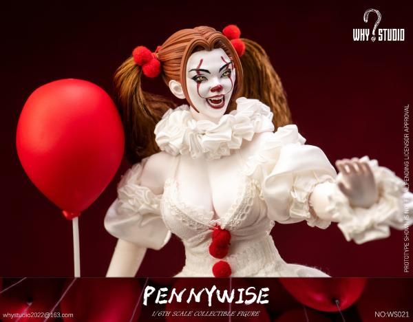 予約 送料無料 1/6 WHY STUDIO WS021 PENNYWISE ハーレイ