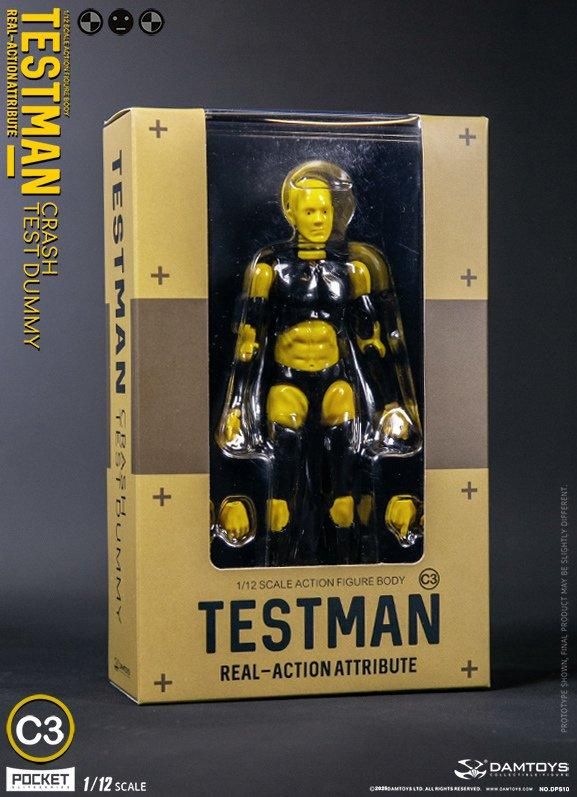 予約 送料無料 1/12 DAMTOYS DPS10 TESTMAN C3 欧米男性フル