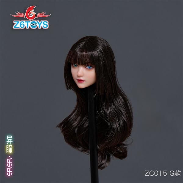 送料無料 1/6 Z6TOYS ZC015G アクションアイ 可動目 虹彩異色
