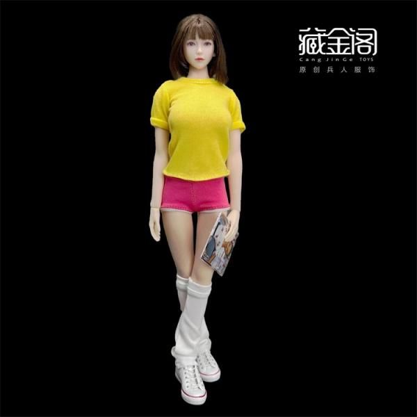 送料無料 1/6 CJG スラムダンク 赤木晴子 JK女子高生Tシャツ半袖
