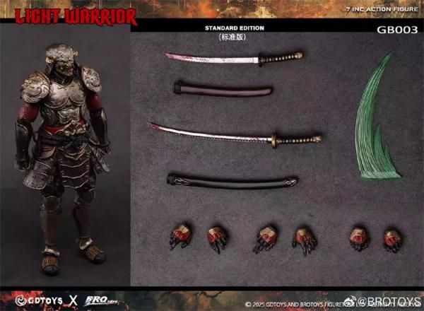 予約 送料無料 1/12 BROTOYS GB003 鉄拳ライトサムライ 欧米男性フル