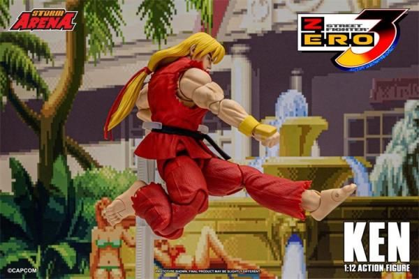 ストリートファイターアルファ3 ストームアリーナ リュウ 1/12スケール Street Fighter Alpha 3 Storm Arena Ryu 1/12 Scale Action Figure