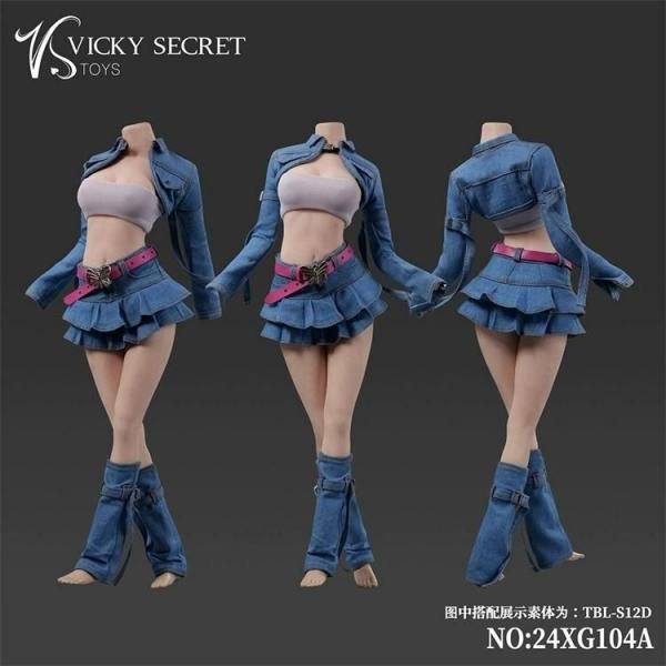 予約 送料無料 1/6 VSTOYS 24XG104AB/24XG105AB トレンドデニム