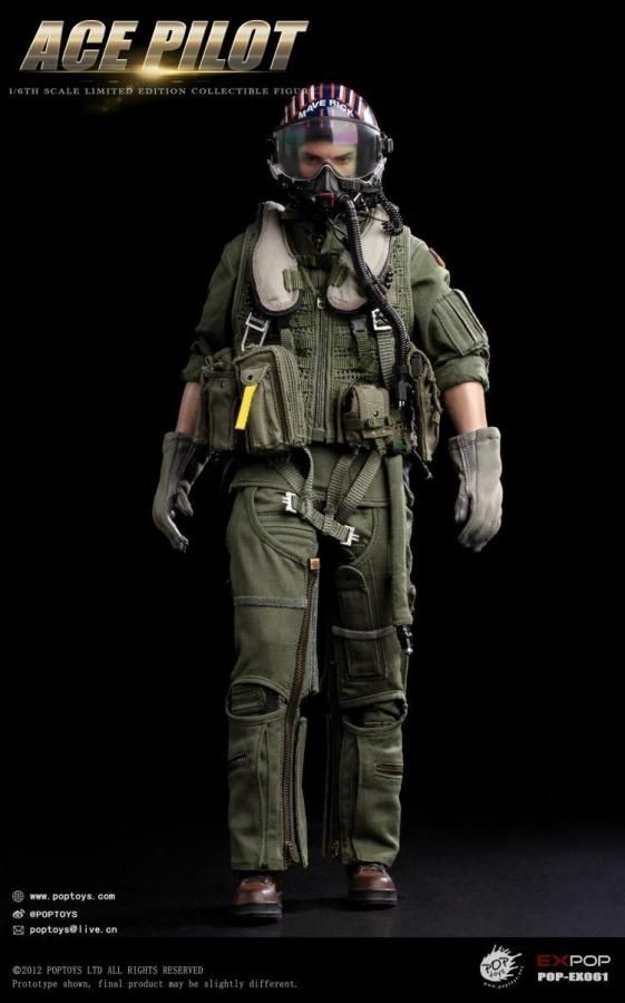 予約 送料無料 1/6 POPTOYS EX061 エースパイロット 制服作戦服
