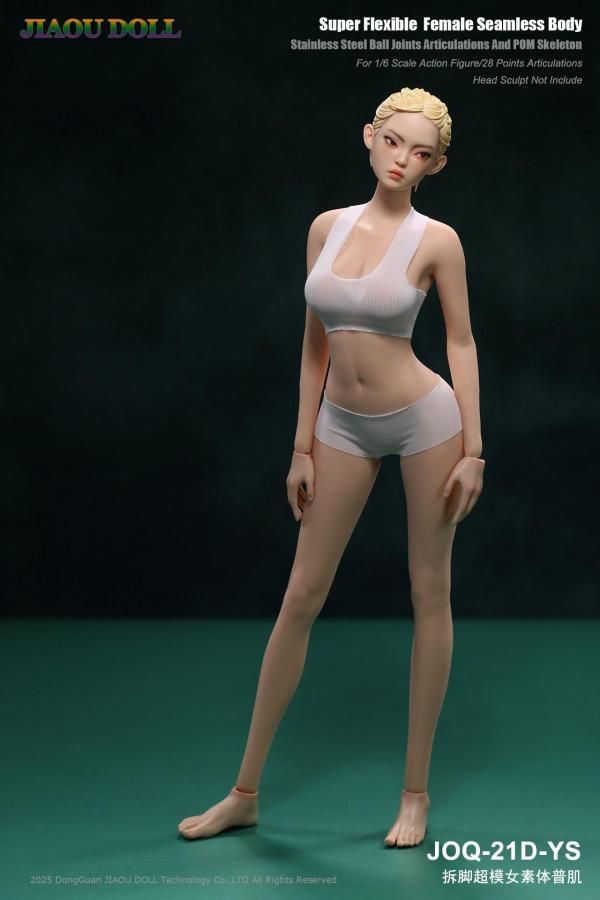 JIAOUDOLL1/6 スーパーモデル体型女性素体JOQ-21D-PMピンク肌 JIAOUDOLL1/6 スーパーモデル体型女性素体JOQ-21D-PMピンク肌