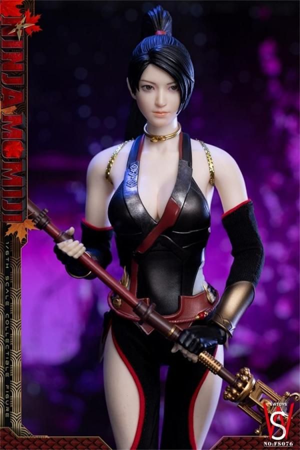 予約 送料無料 1/6 SWTOYS FS076 NINJA MOMIJI 忍者黒紅葉