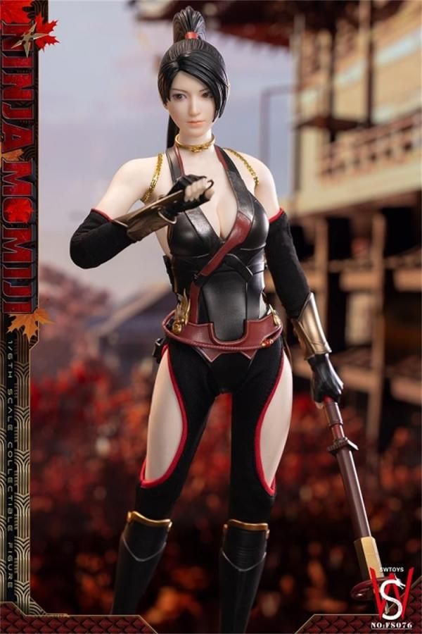 予約 送料無料 1/6 SWTOYS FS076 NINJA MOMIJI 忍者黒紅葉