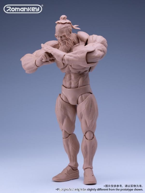 送料無料 1/12 Romankey X COWL UMS003 ヘッド付 筋肉版 男性素