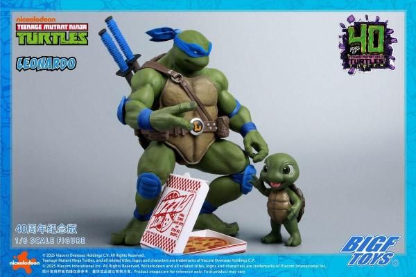 タートルズ 40th リマスター版 フィギュアセット 6体セット 予約 BIGFTOYS 1/6 『ミュータント・タートルズ』 レオナルド 40