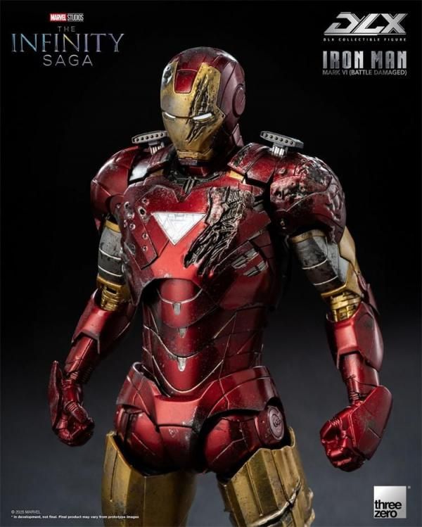 threezero アイアンマン マークVI フィギュア Amazon.com: Marvel Infinity Saga: Iron Man Mark 6 DLX Action