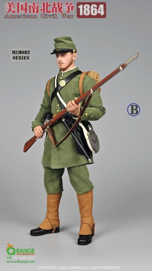 予約 送料無料 1/6 QORANGE QOTOYS QOM-1056B アメリカ南北戦争 1864