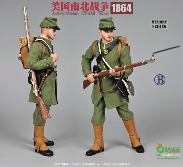 予約 送料無料 1/6 QORANGE QOTOYS QOM-1056B アメリカ南北戦争