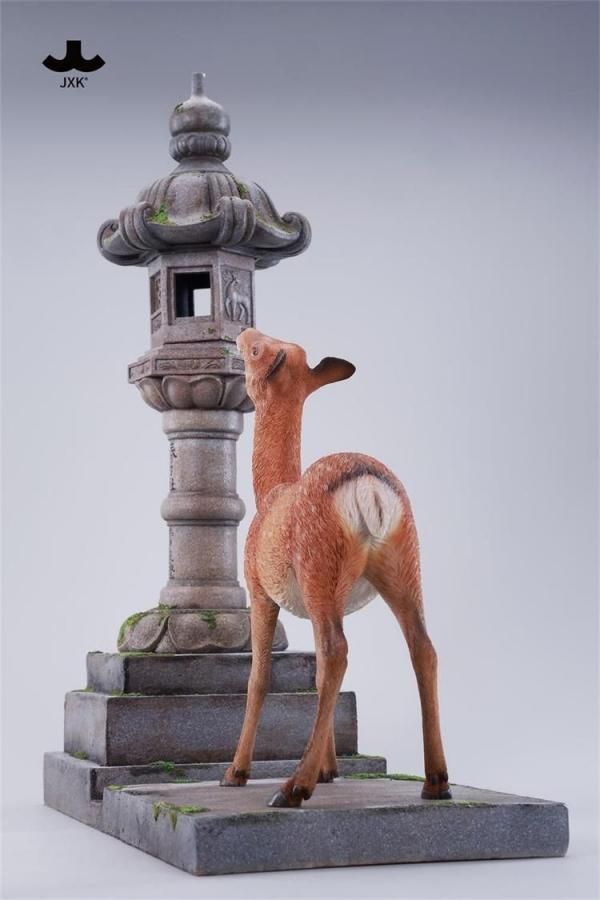 フィギュア1/6 予約 送料無料 1/6 JXK JXK297B 奈良鹿とライト付け地台 - 1/6