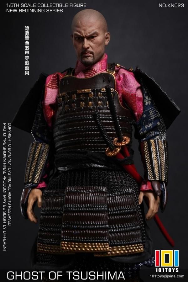 予約 送料無料 1/6 101TOYS KN023 GHOST OF TSUSHIMA サムライ