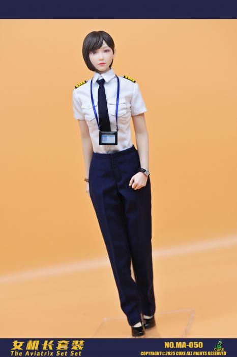 予約 送料無料 1/6 CUKE TOYS NO.MA-050 Airplane Captain Set 美人