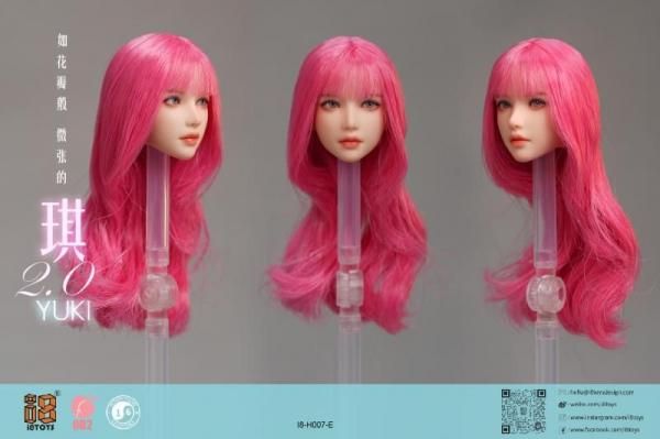 oshioウィッグご確認ページ 予約 送料無料 1/6 i8TOYS I8-H007E YUKI シャオチー2.0 ピンクヘア