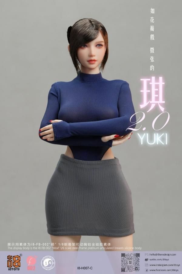 予約 送料無料 1/6 i8TOYS I8-H007C YUKI シャオチー2.0 ショットヘア