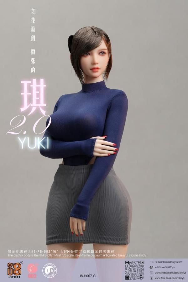 予約 送料無料 1/6 i8TOYS I8-H007C YUKI シャオチー2.0 ショットヘア