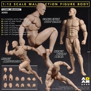 専用) フィギュア用の素体など crazyfigure】LT003 1/12 scale male action figure body