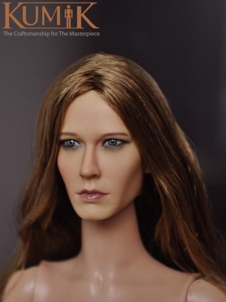 1/6 クミク KUMIK 2015年 最新 KM 15-9 欧米美人ヘッド - 1/6