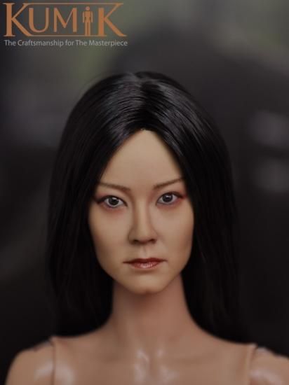 KUMIK フィギュア 1/6 クミク KUMIK 2015年版最新 KM 15-10 アジア美人ヘッド - 1/6