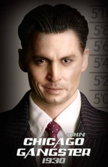 人気が高い  T80093 DID 1/6 Chicago ジョニー・デップ John 1930 Gangster 芸能人、タレント