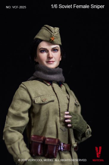 発売済み 1/6 VERYCOOL VCF-2025 WWII Soviet Female Sniper 美人女性