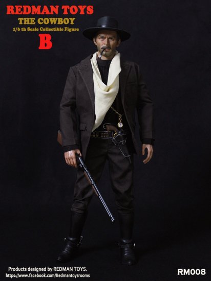 発売済み 1/6 REDMAN TOYS RM008 B 続・夕陽のガンマン The Bad COWBOY B カウボーイ B リー・ヴァン・クリーフ  - 1/6フィギュアの通販、予約なら トイザキュート Since 2008