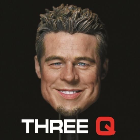 1 6 Threeq 映画ファイト クラブ Brad Pitt ブラッド ピット ヘッド 1 6フィギュアの通販 予約なら トイザキュート