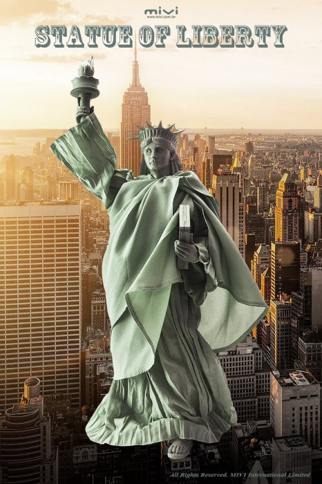 1/6 MIVI Statue of Liberty アメリカ自由の女神像 ヘッド＆アウト
